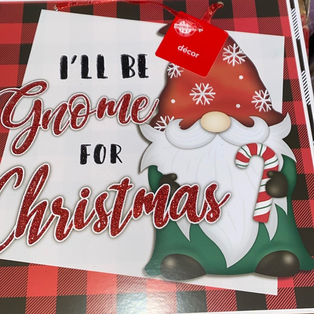 Gnome Christmas Decor- 6 pack - 3 of each - New